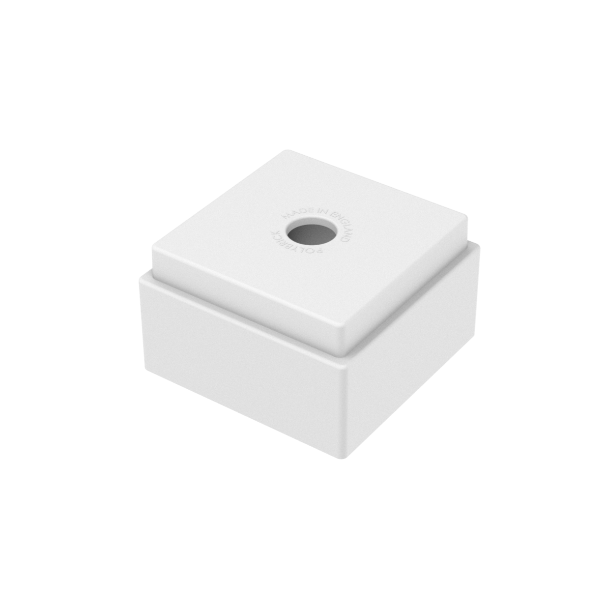 Vitt enkelt PolyBrick plastbyggblock