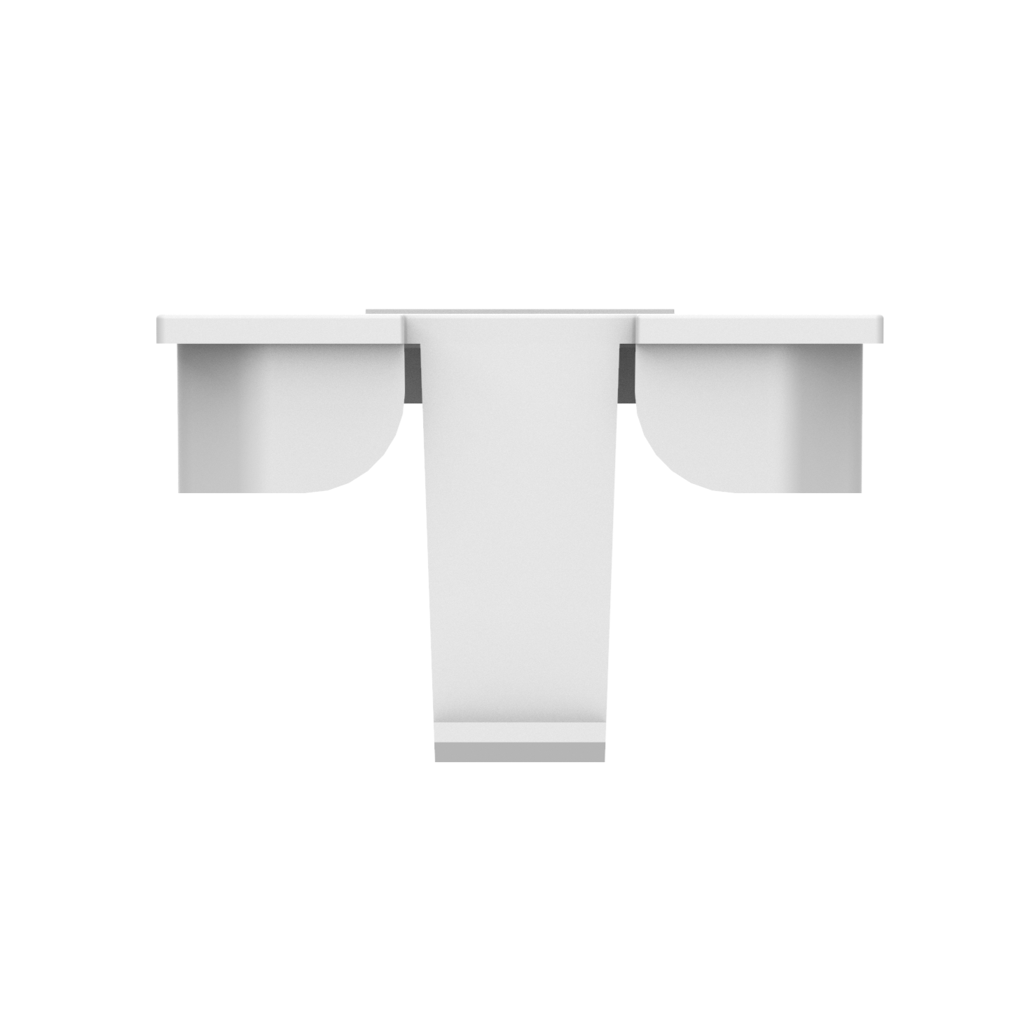 T-formad design av IBRAN-B parkeringsmarkeringsinsatsen